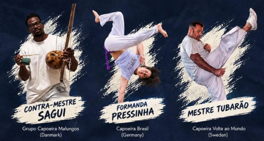 Contra-Mestre Sagui, Formanda Pressinha, Mestre Tubarão
